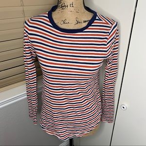 Madewell Striped Long Sleeved Shirt